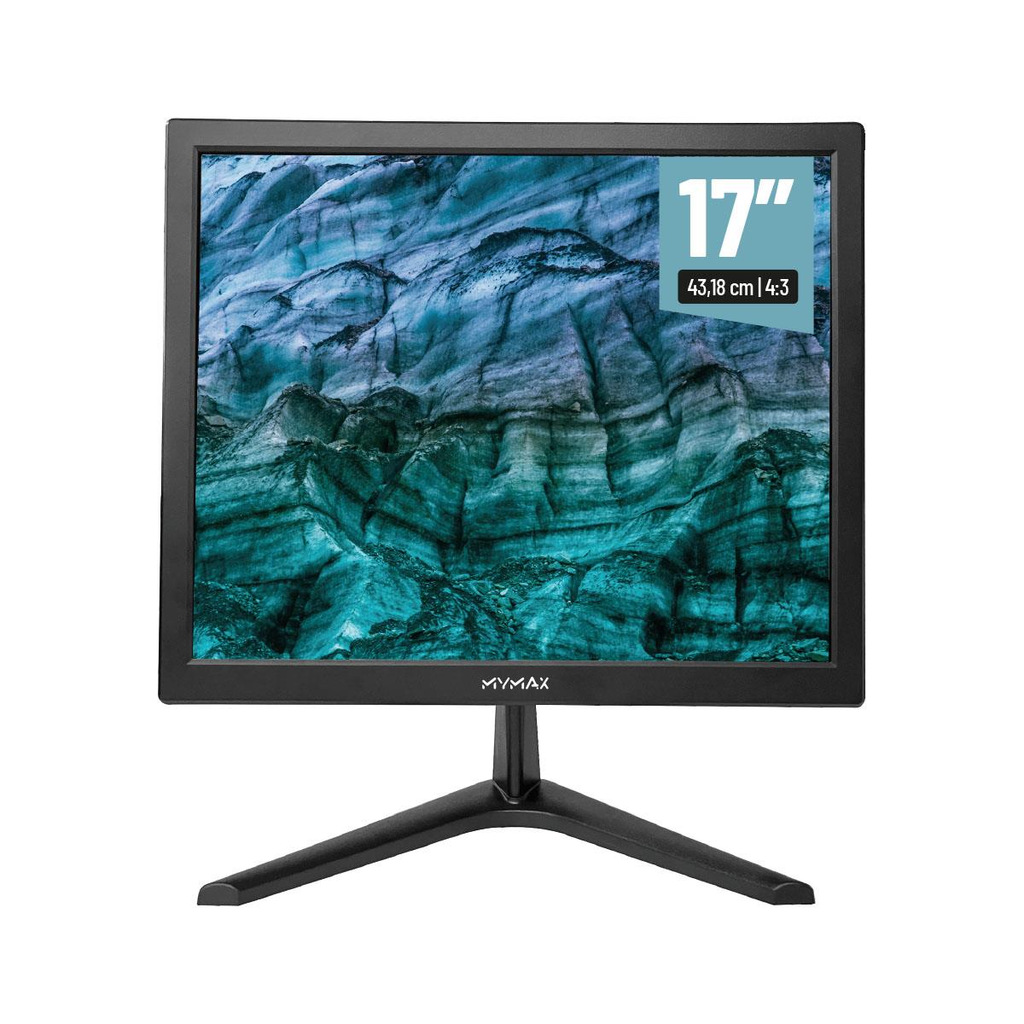 Monitor Mymax Led Full HD 17" HDMI 60Hz Preto - MM1743HV/BK