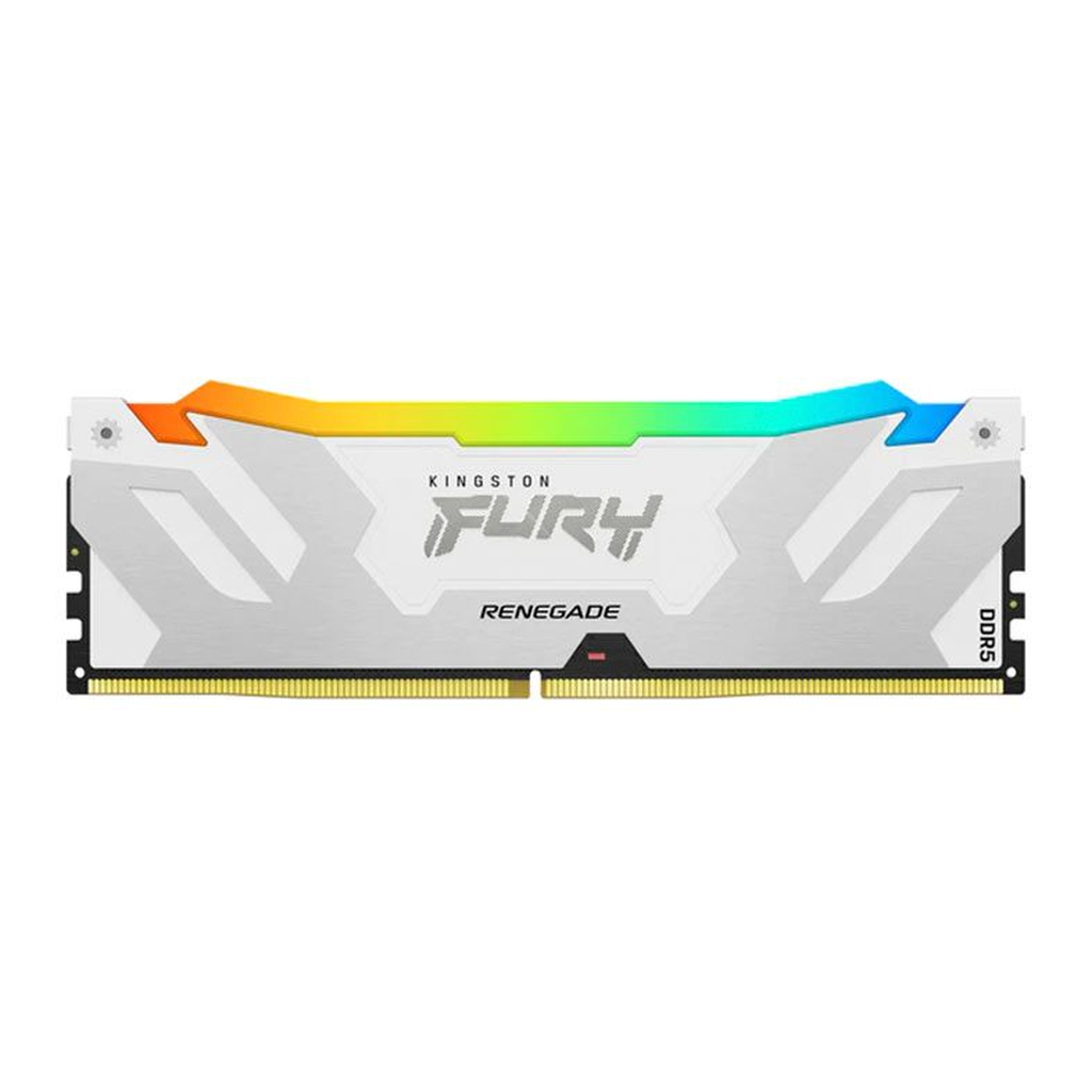 Detalhes de Memória Kingston Fury Renegade 16GB DDR5 6000MHz RGB Branco