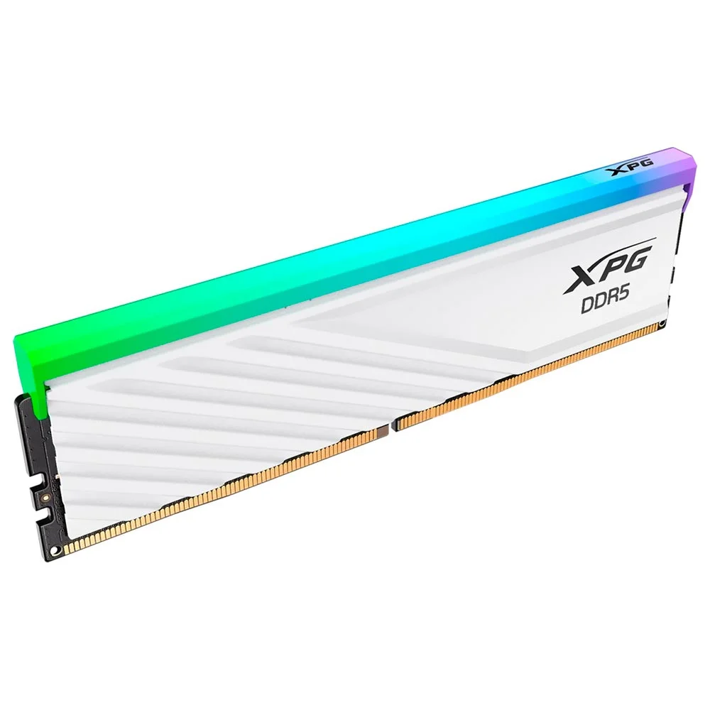 Detalhes de Memória XPG Lancer Blade 16GB DDR5 6000MHZ CL48 Branco RGB