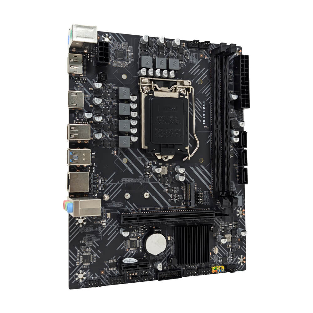 Detalhes de Placa Mãe Bluecase H510 M.2 USB 3.0 Intel LGA1200 DDR4 OEM