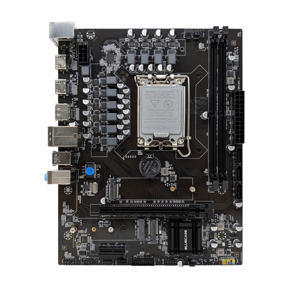 Detalhes de Placa Mãe Bluecase H610 M.2 USB 3.0 Intel LGA1200 DDR4 OEM