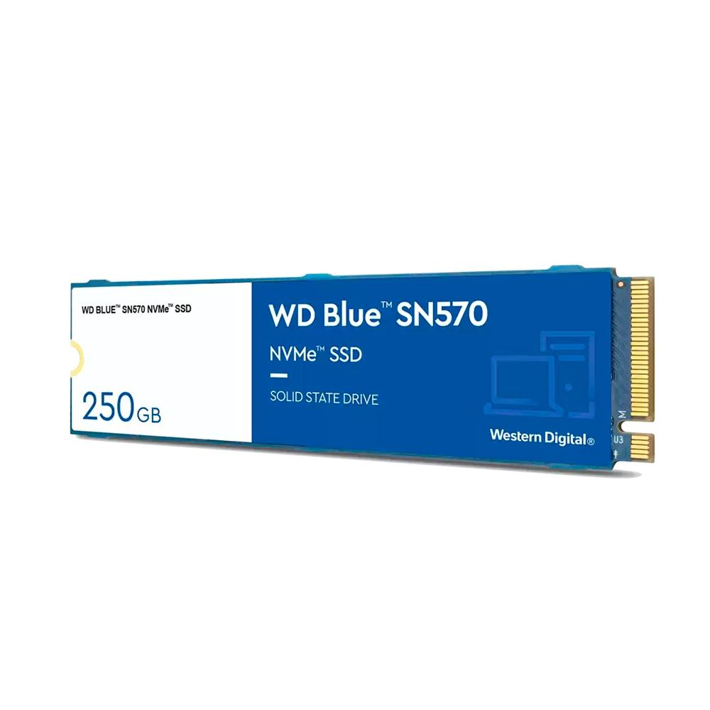 SSD WD Blue 250GB SN570 NVMe M.2 2280 - WDS250G3B0C