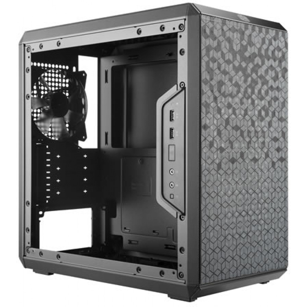 Detalhes de Gabinete Gamer Cooler Master MasterBox Q300L Mini Towe Preto