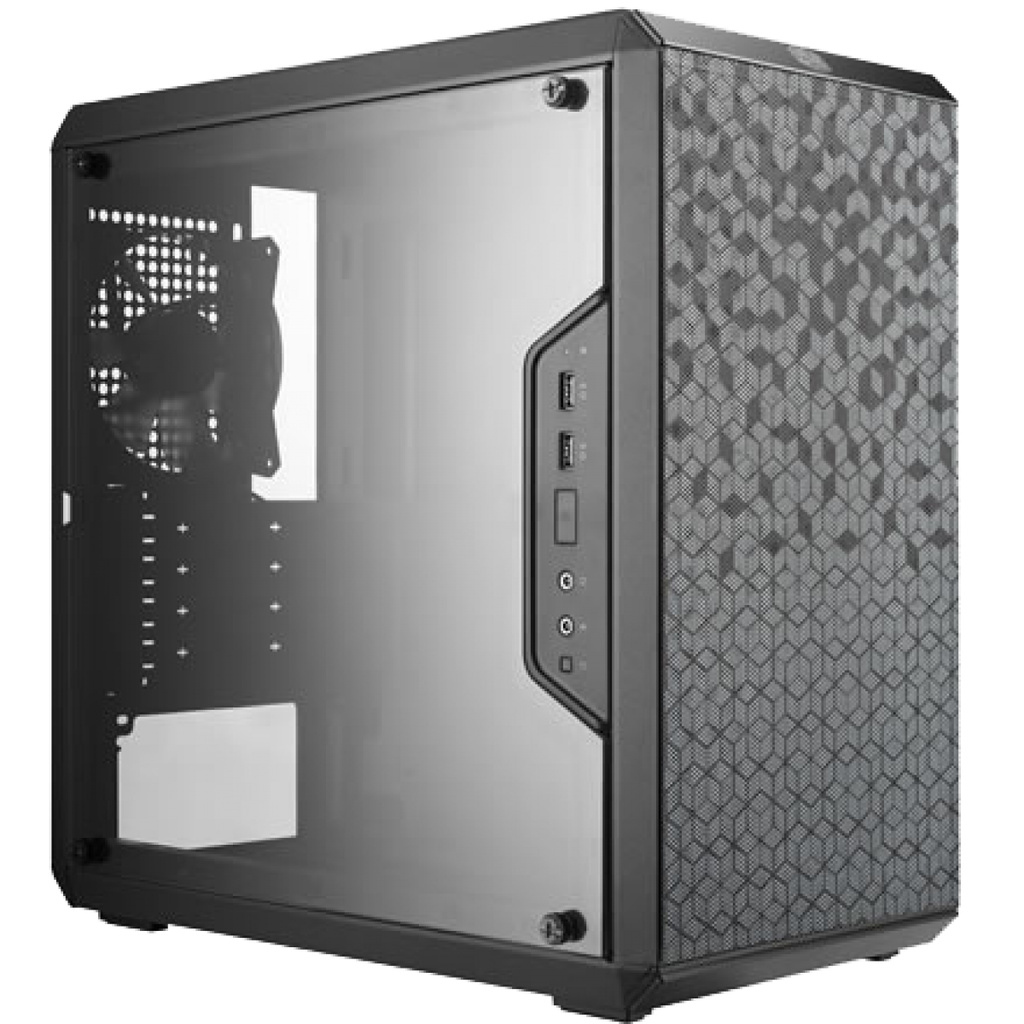Gabinete Gamer Cooler Master MasterBox Q300L Mini Towe Preto