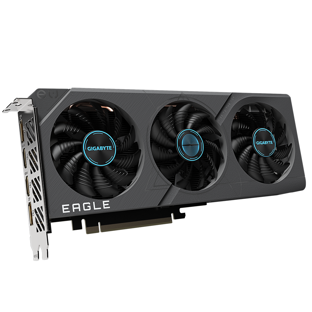 Detalhes de Placa Vídeo RTX 4060 Gigabyte Eagle Triple Fan OC NVIDIA 8GB