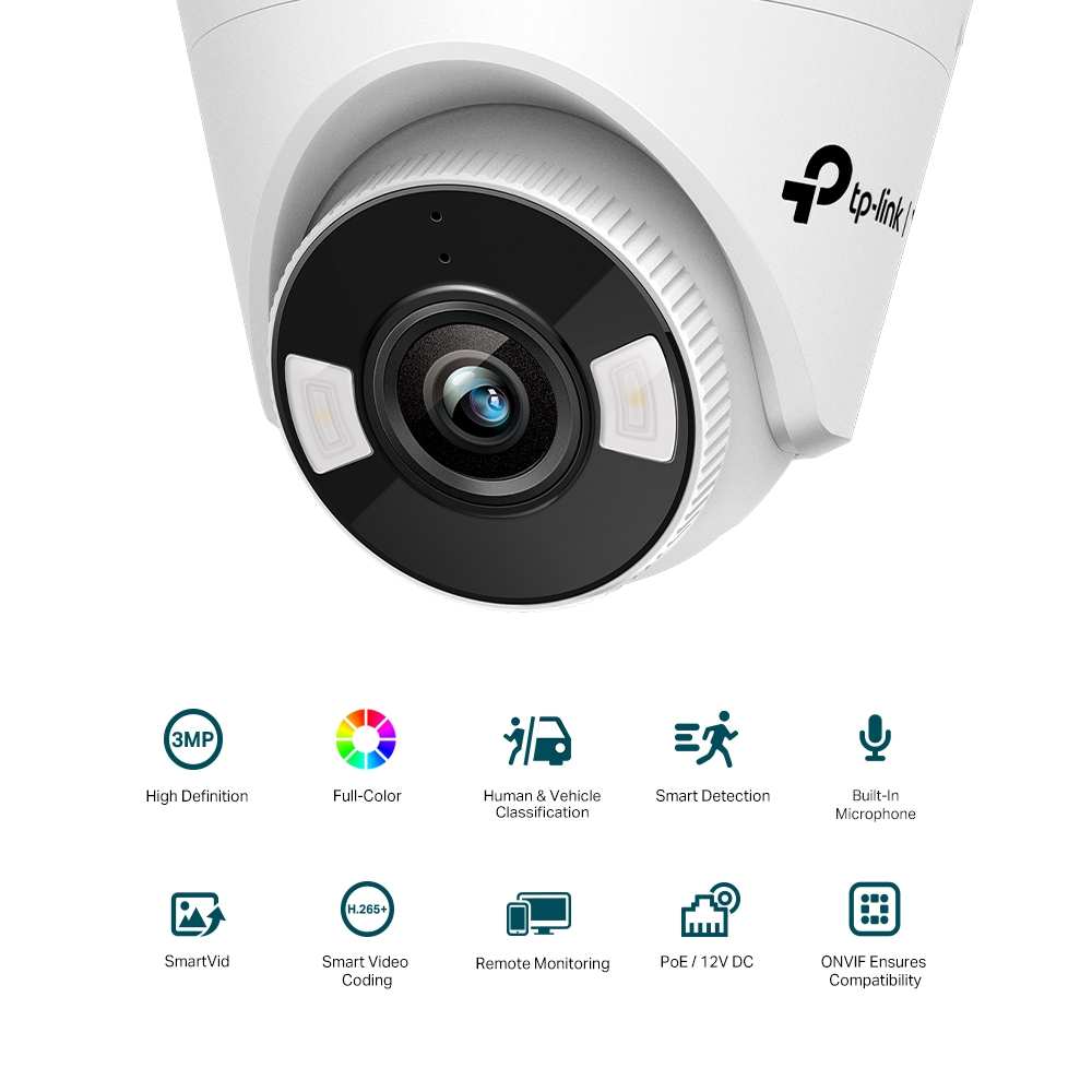 Detalhes de Câmera de Monitoramento TP-Link Vigi C430 Interno Full HD