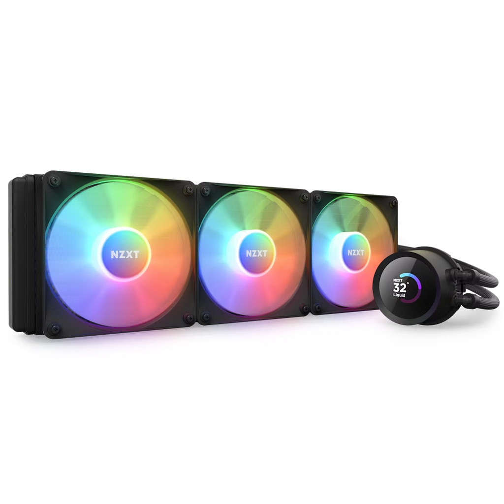 Water Cooler NZXT Kraken 360mm RGB AIO LCD Preto RL-KR360-B1