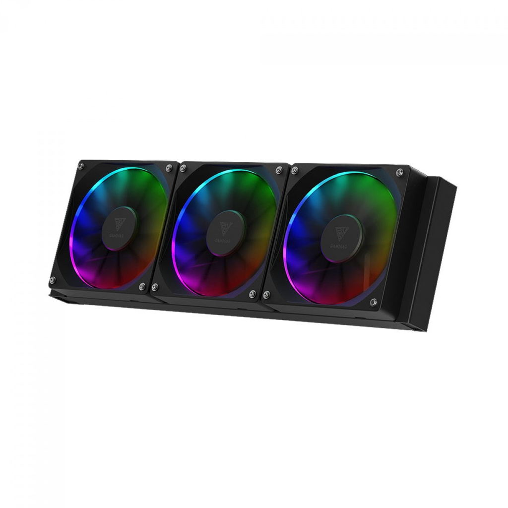 Detalhes de Water Cooler Gamdias Chione 360mm RGB LCD Preto P3-360U