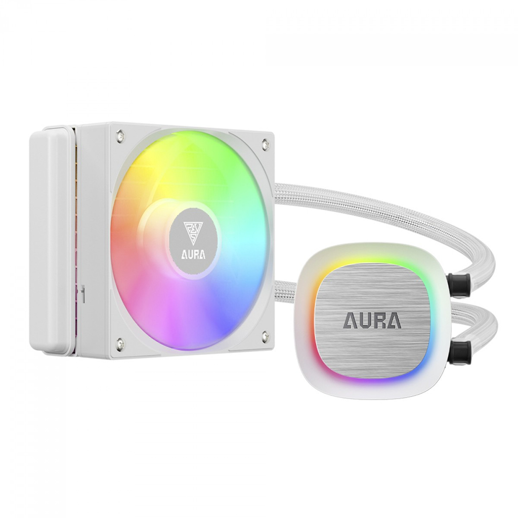 Detalhes de Water Cooler Gamdias Aura GL 120 V2 120mm ARGB Branco