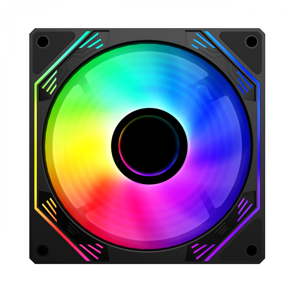 Detalhes de Kit Hayom 3 Fans Coolers RGB de 12 cm c/ Controladora FC1308