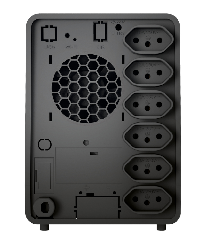 Detalhes de Nobreak Sms Tech 700va 29301 Entrada Bivolt E Saída 115v 