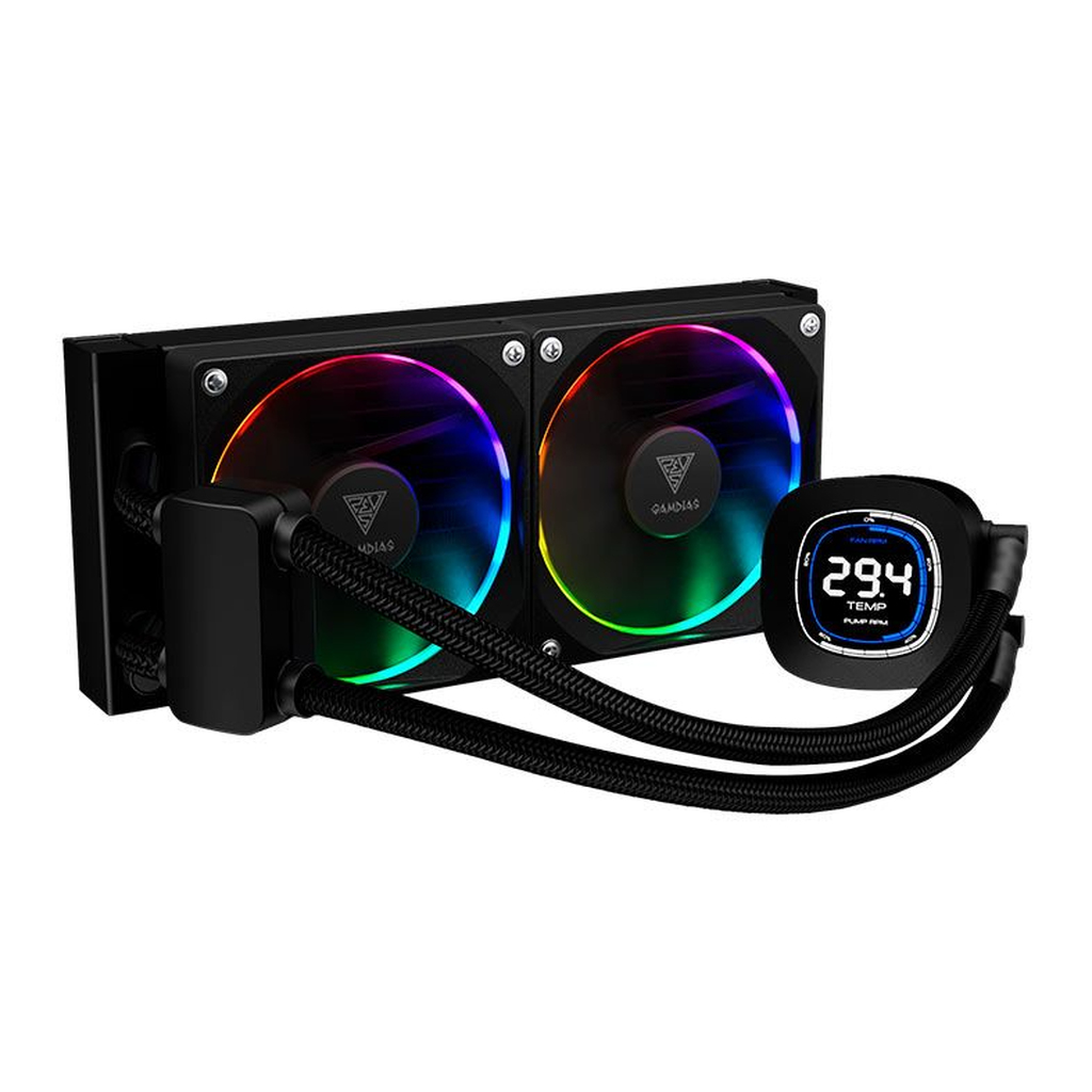 Water Cooler Gamdias Chione M4-240 Preto RGB 240mm Intel-AMD