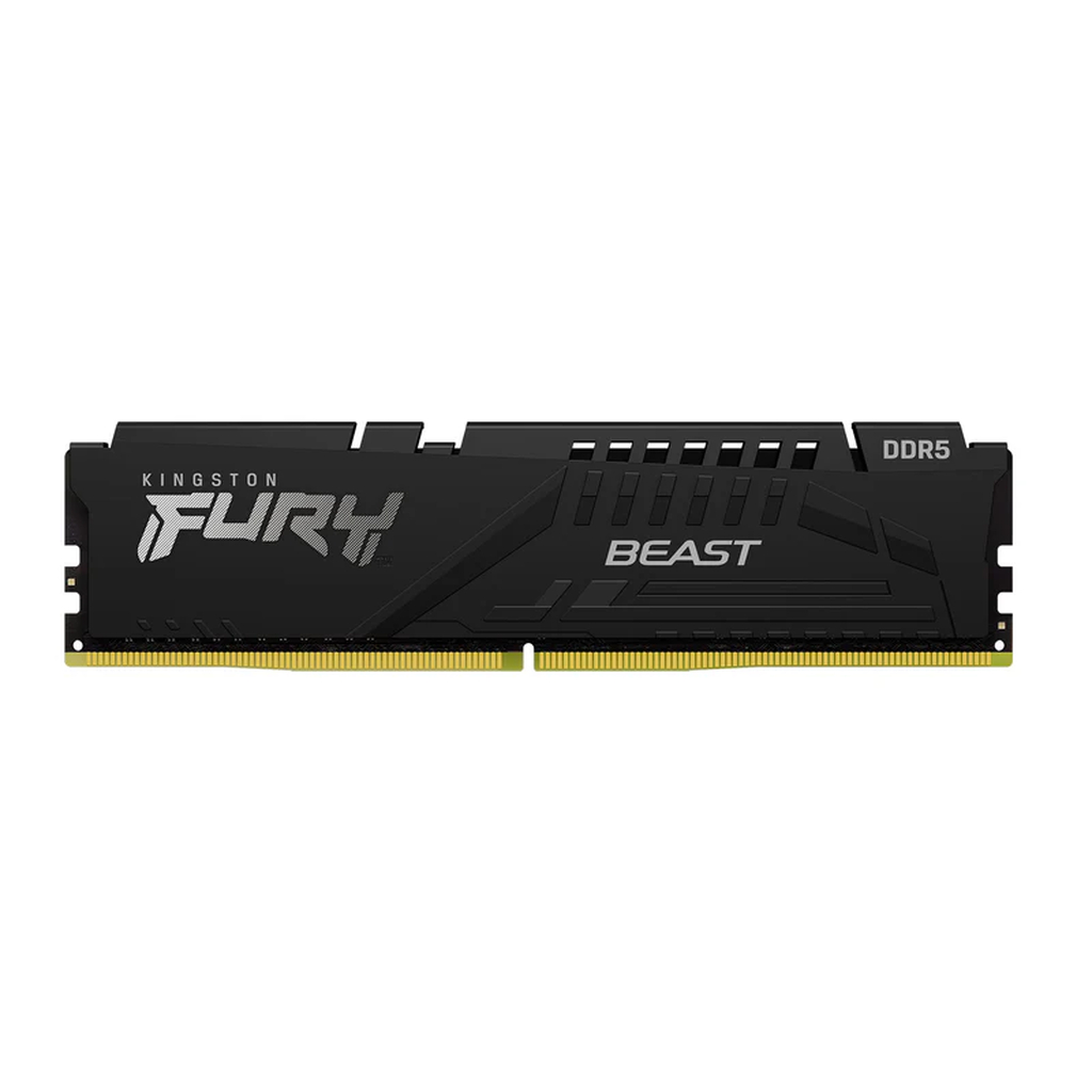 Detalhes de Memória Kingston Fury Beast 16GB DDR5 5200MHZ CL40 Preto