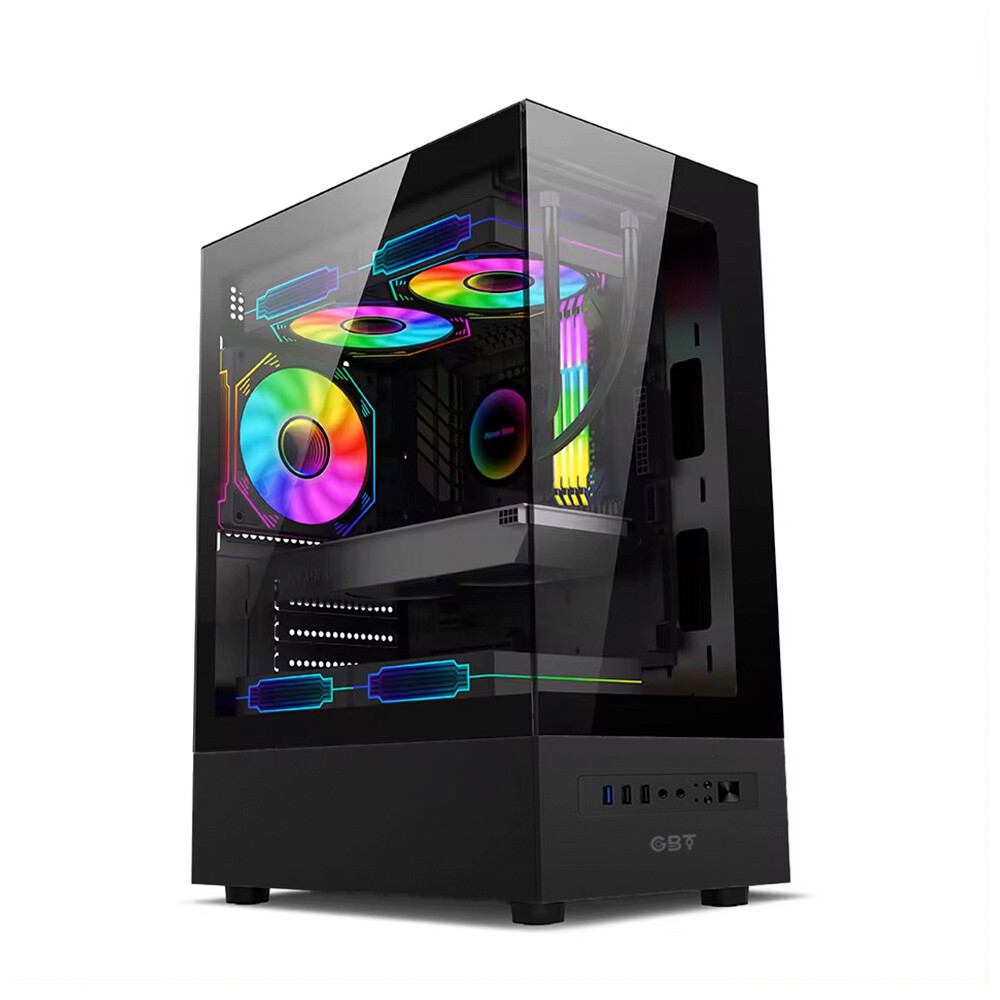 Gabinete Gamer GBT X500MB com 3 Fans RGB com Vidro Temperado