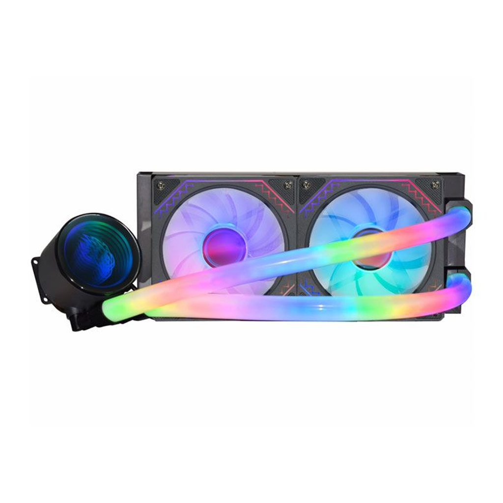 Detalhes de Water Cooler K-mex Bifrost Infinite ARGB 240mm Preto WAC9