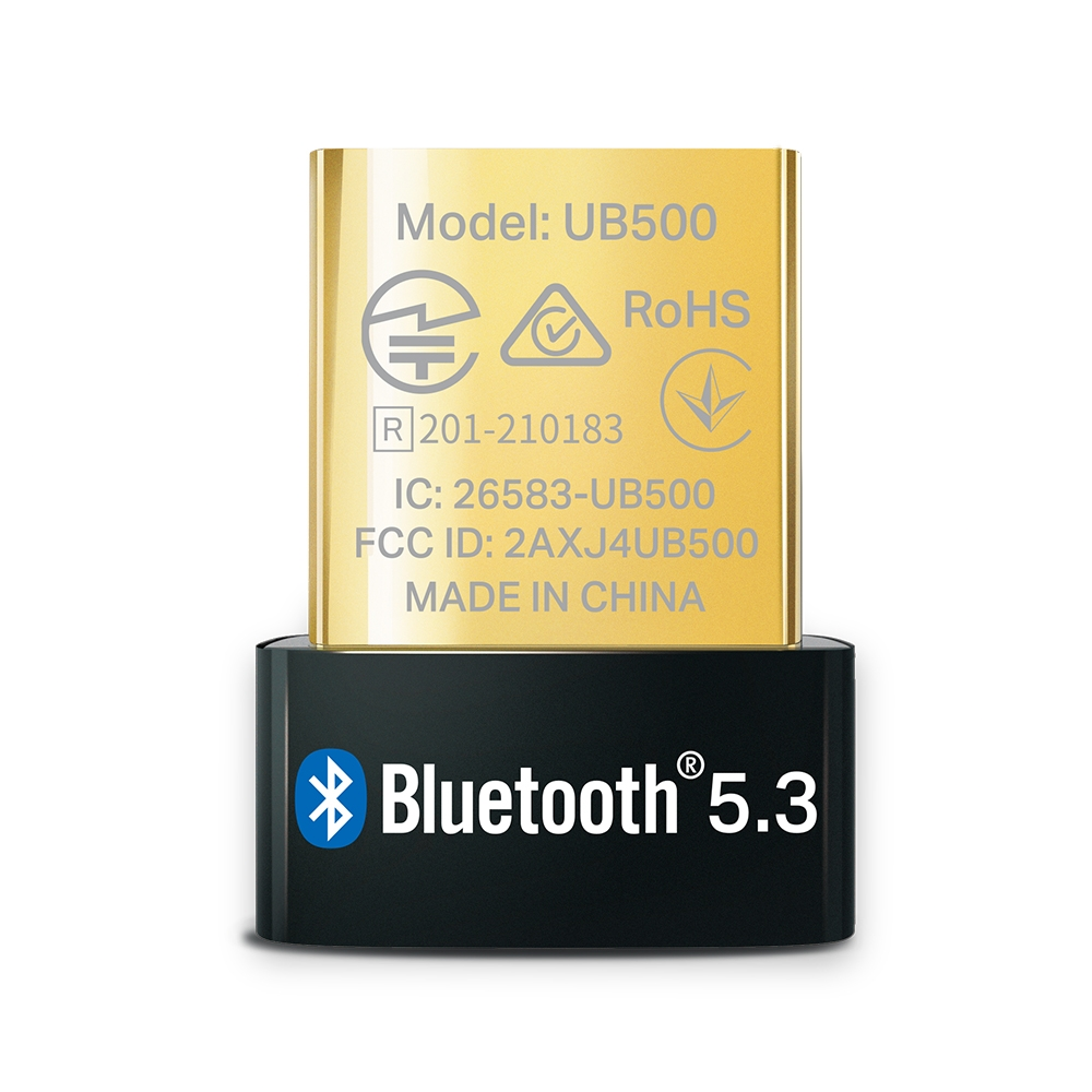 Detalhes de Adaptador TP-Link UB500 V2 Nano USB Bluetooth 5.3 Preto