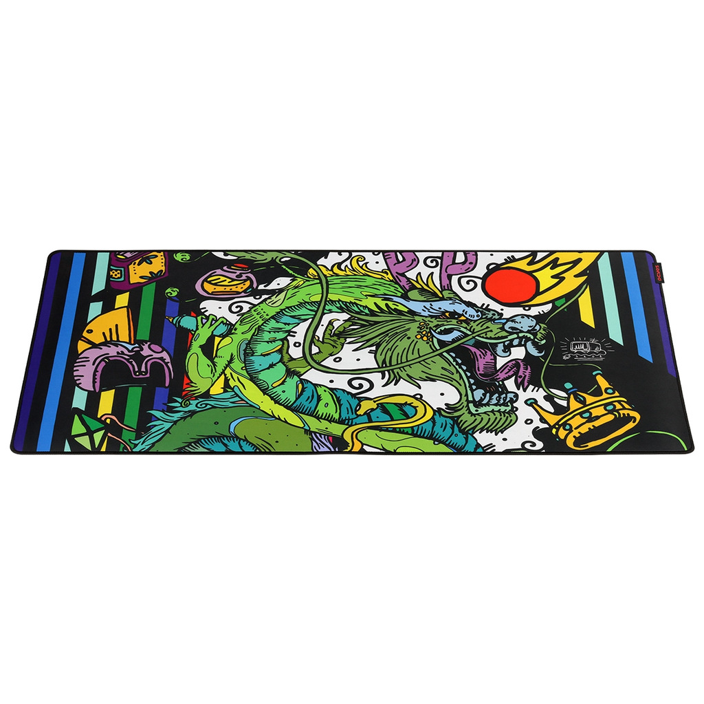 Detalhes de Mousepad Pcyes Extended Ancient Dragon Grande 90x42x1cm