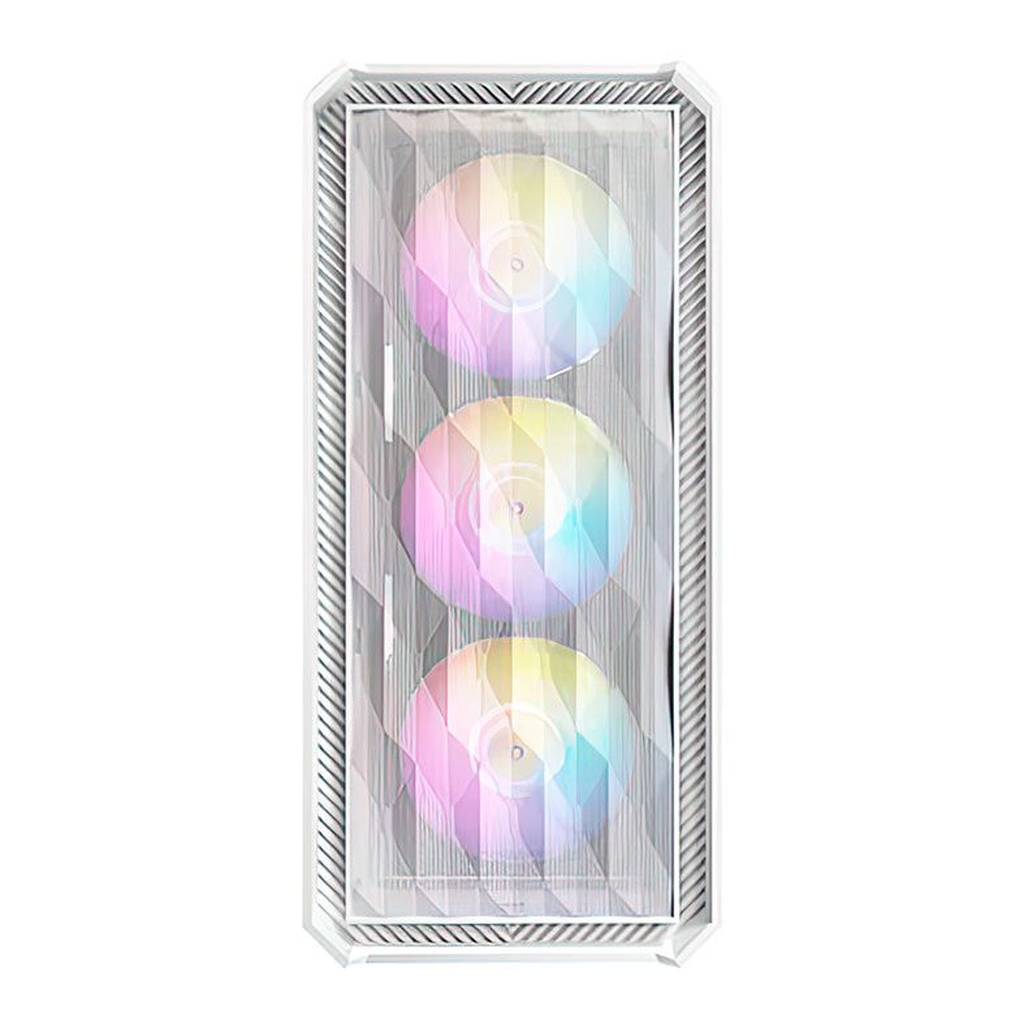 Detalhes de Gabinete Gamer Antec NX292 W Mid Tower 3 Fans RGB Branco