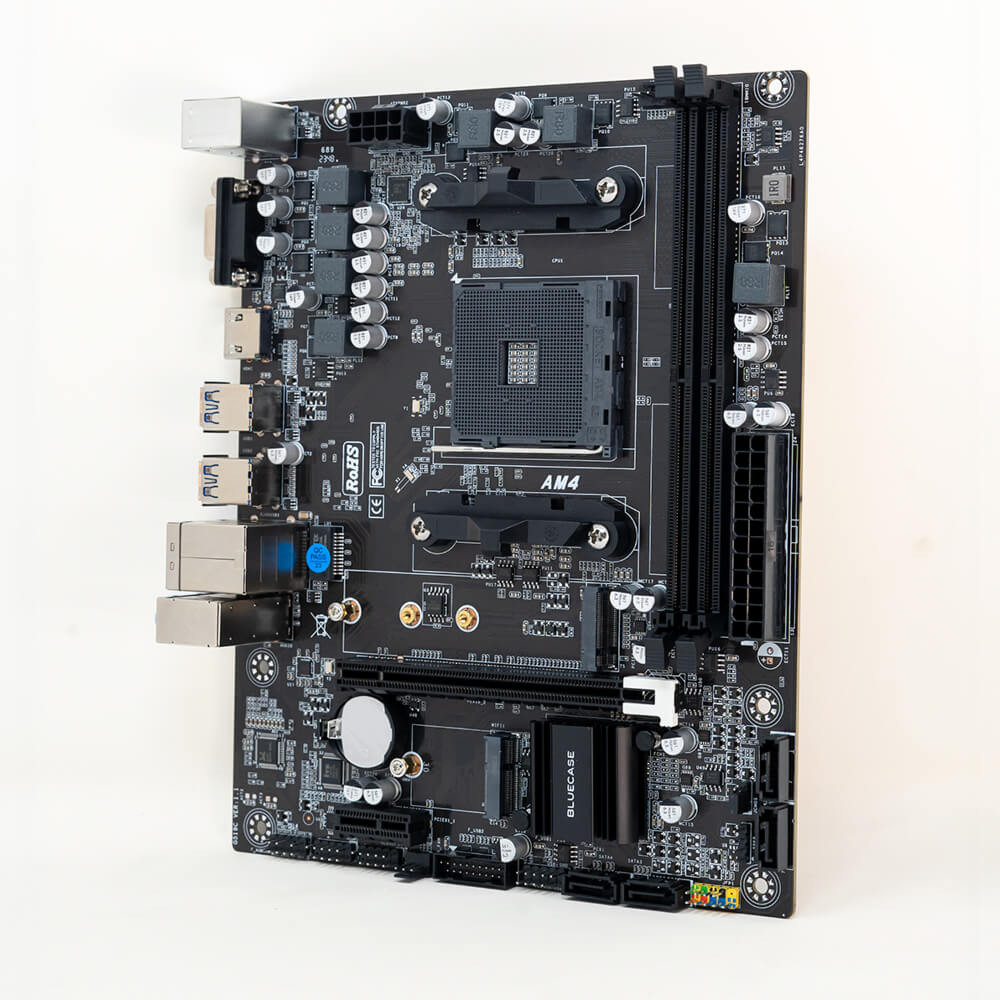 Detalhes de Placa Mãe Bluecase A520M M.2 Gamer 2.0 DDR4 AMD AM4 m-ATX