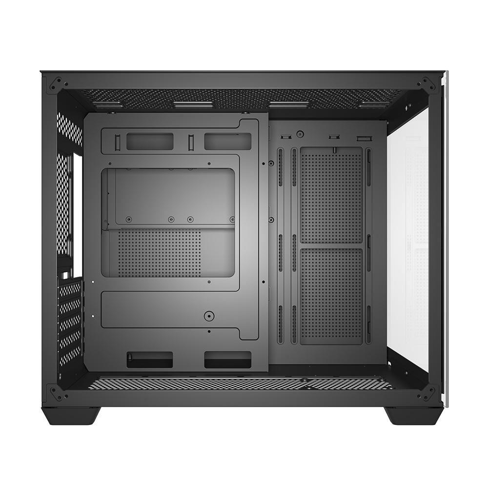 Detalhes de Gabinete Gamer Draxen Arbaton 4 Fans Controladora ARGB Preto
