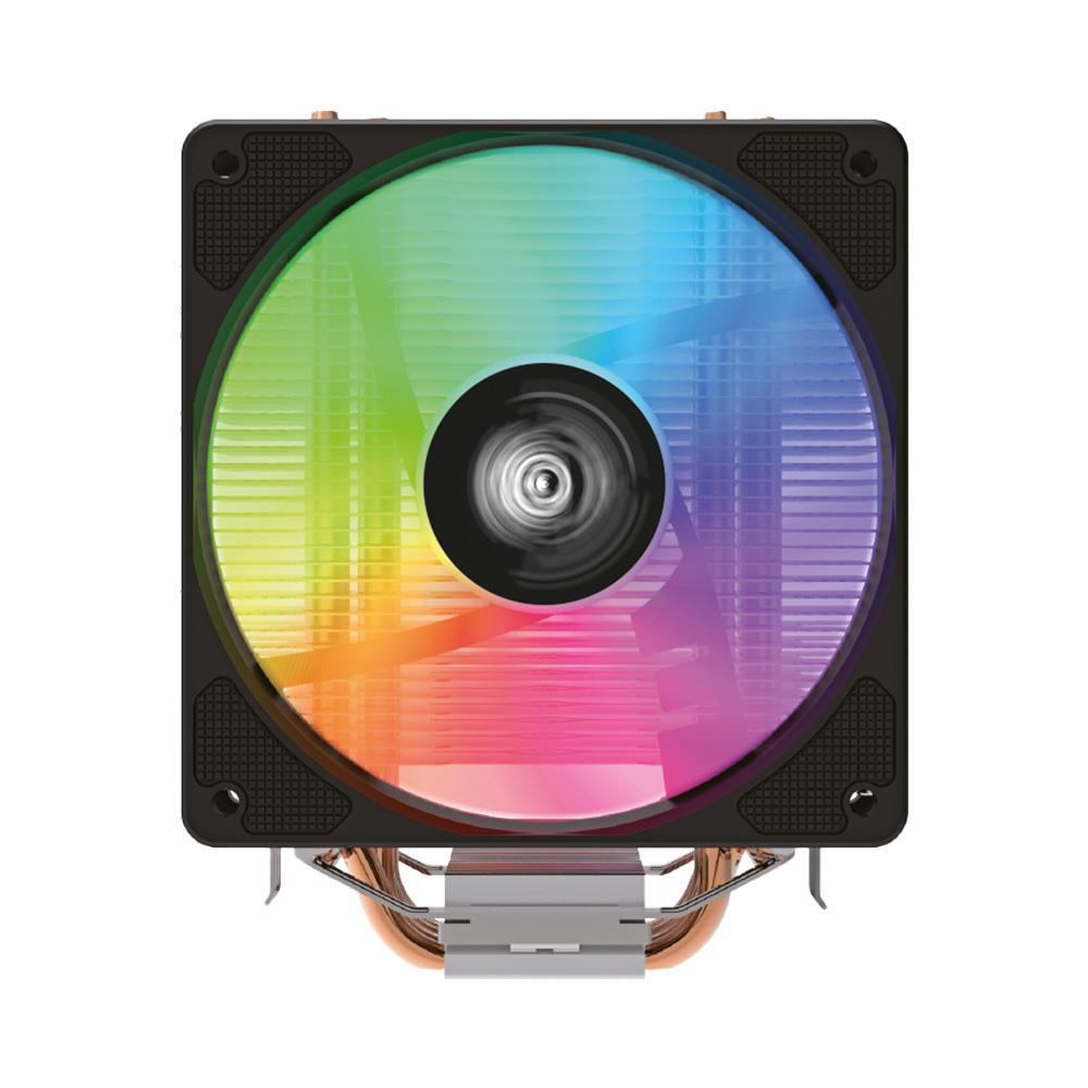 Detalhes de Air Cooler Mymax MX201 RGB Universal 240 Preto MYC-MX201/RGB