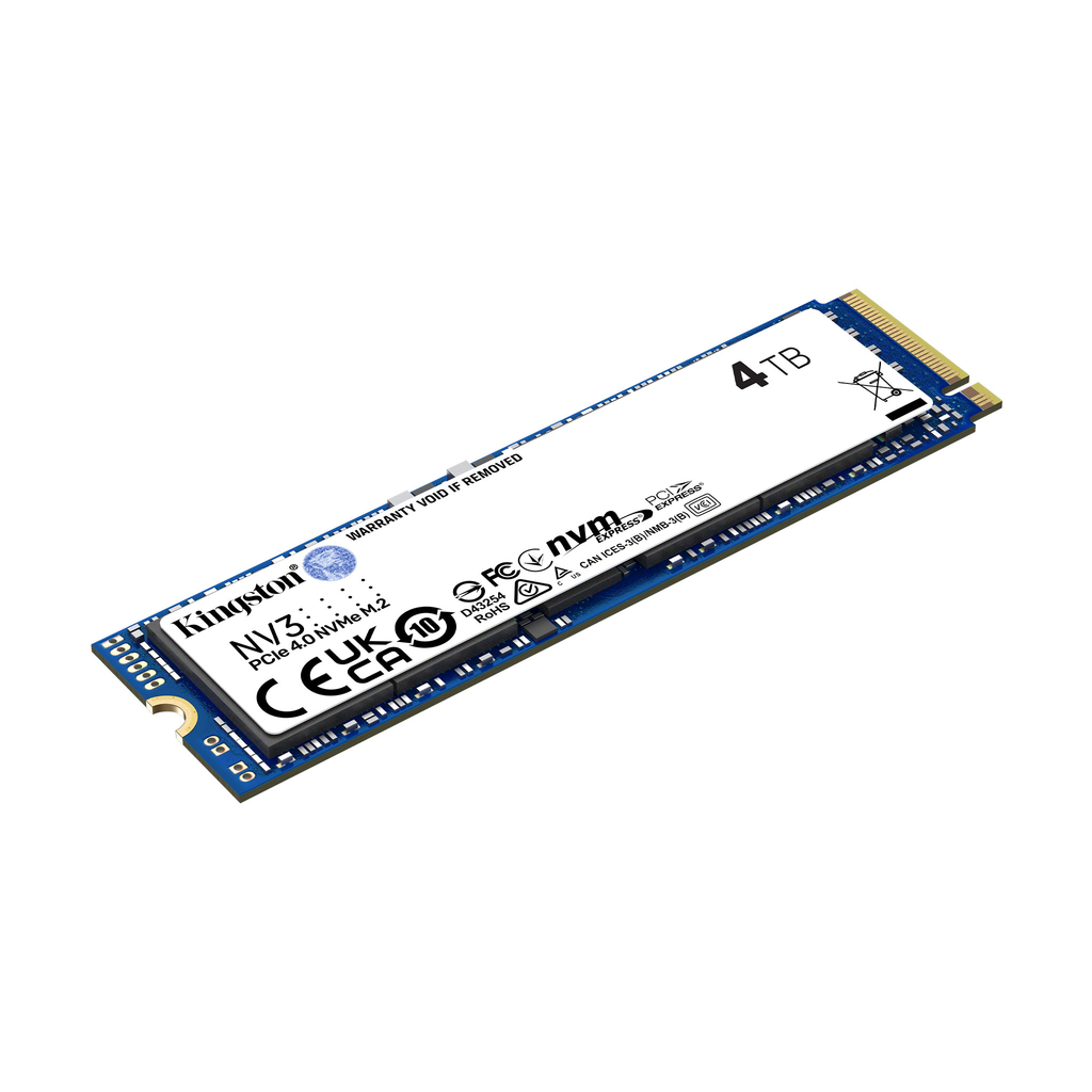 Detalhes de SSD Kingston 4TB NV3 M.2 Nvme Pcie Gen 4.0 - SNV3S/4000G