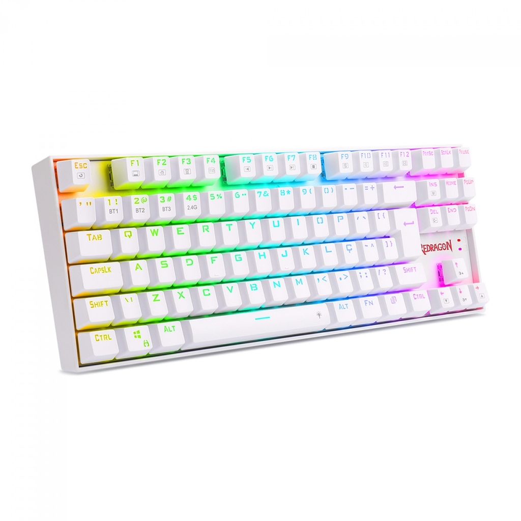 Detalhes de Teclado Mecânico Redragon Kumara Pro WiFi RGB Switch Marrom