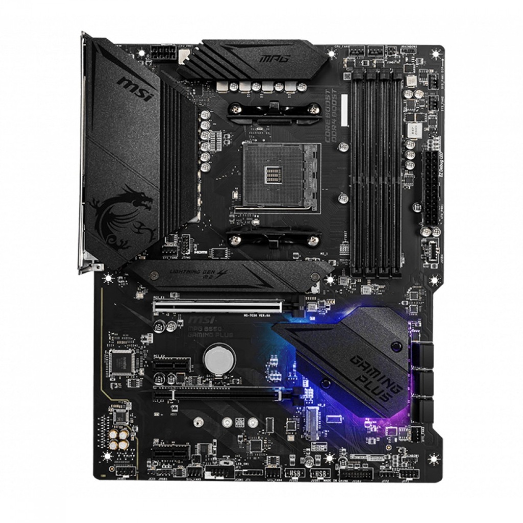 Detalhes de Placa Mãe MSI MPG B550 DDR4 Gaming Plus Chipset B550 AM4