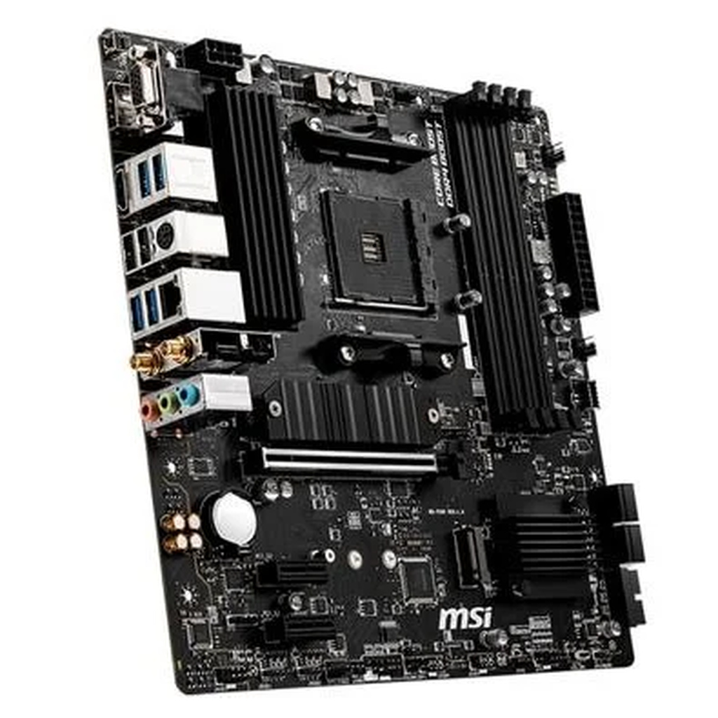Detalhes de Placa Mãe MSI B550M Pro-VDH Wifi AMD AM4 mATX DDR4 Preto