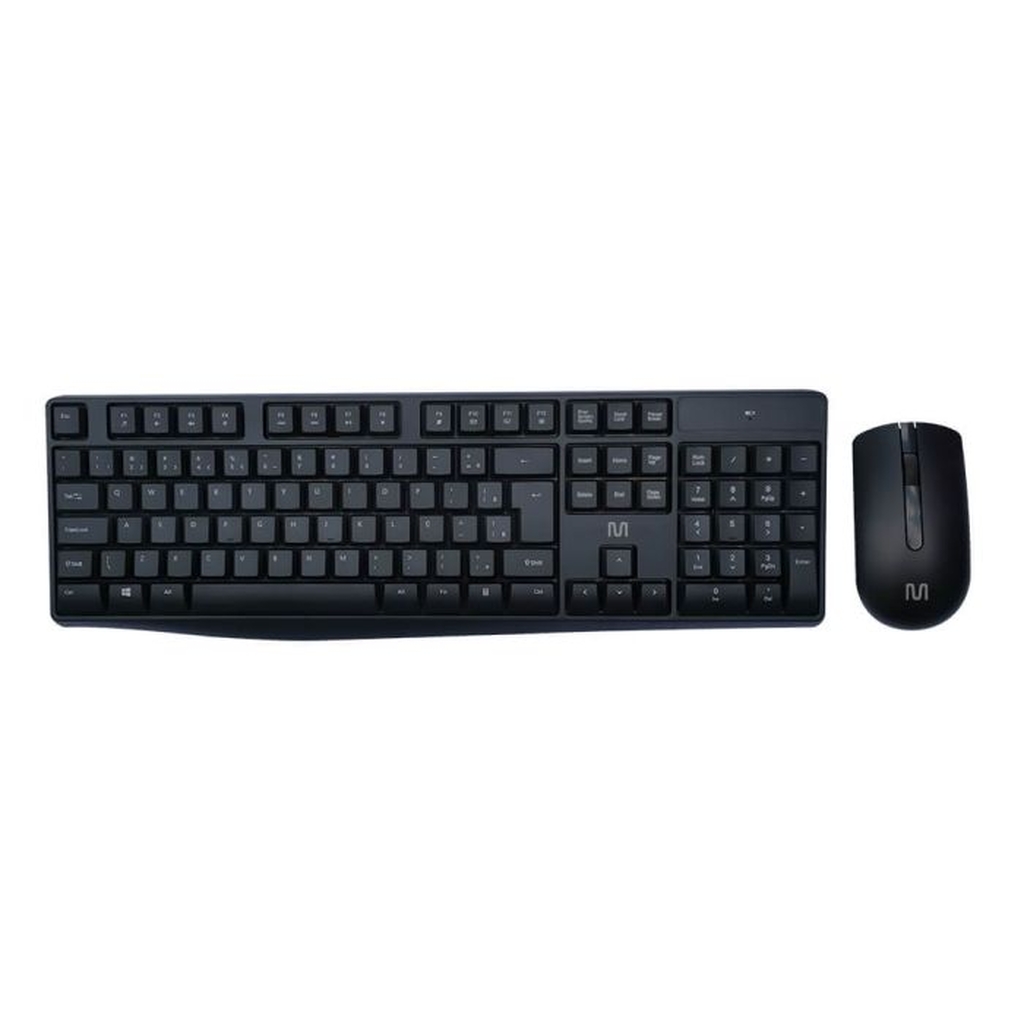 Detalhes de Kit Teclado Mouse Multi TC270 Multimídia USB Sem Fio 2.4Ghz
