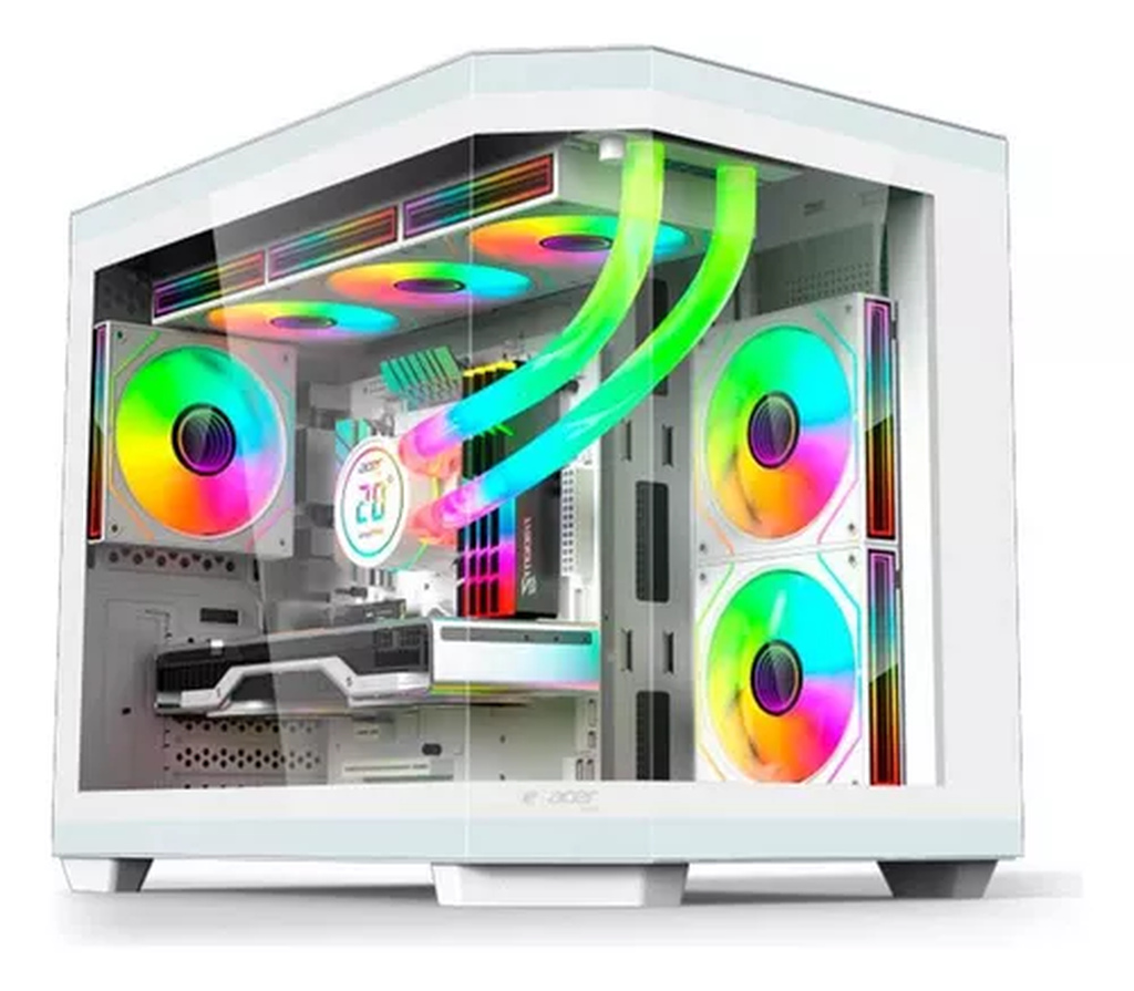 Gabinete Gamer Acer Mid Tower Vidro Micro-ATX Branco V951WH