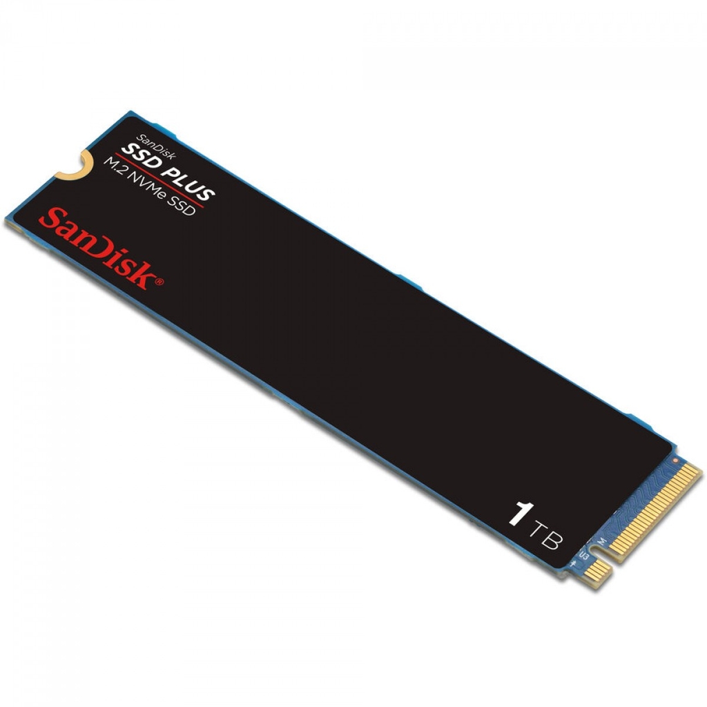 Detalhes de SSD Sandisk Plus 1TB PCIe M.2 2280 NVme Leitura 3200MB/s 