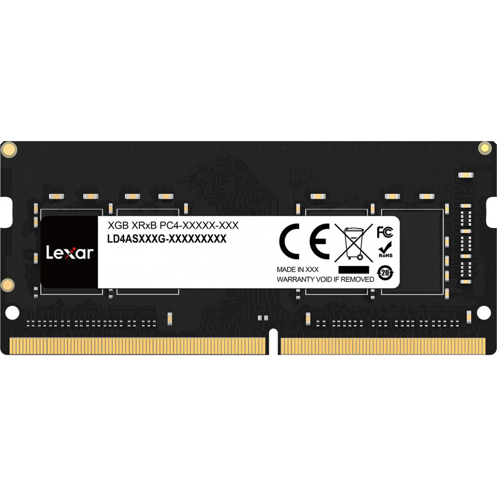 Memória RAM para Notebook Lexar DDR4 16GB 3200MHz LD4AS016G