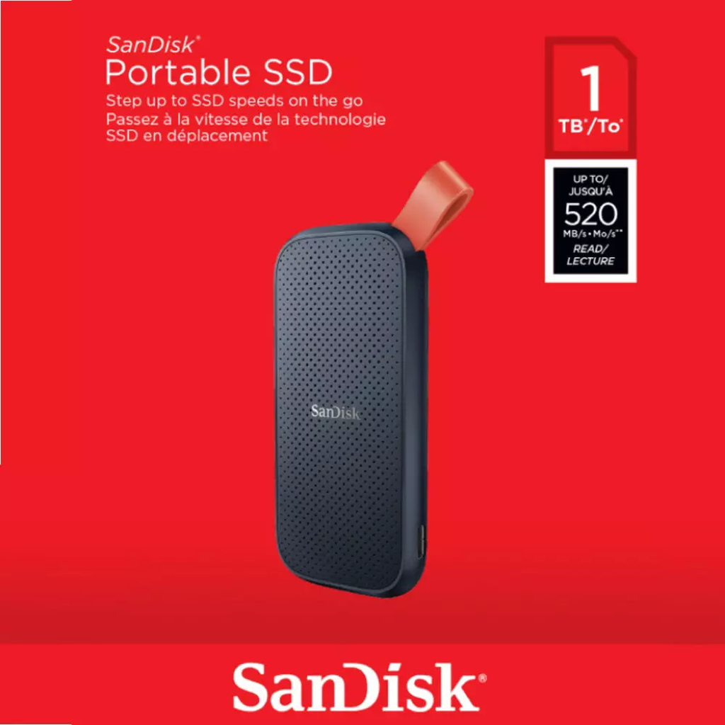 SSD Externo Portátil 1TB Interface USB 3.2 SanDisk Original