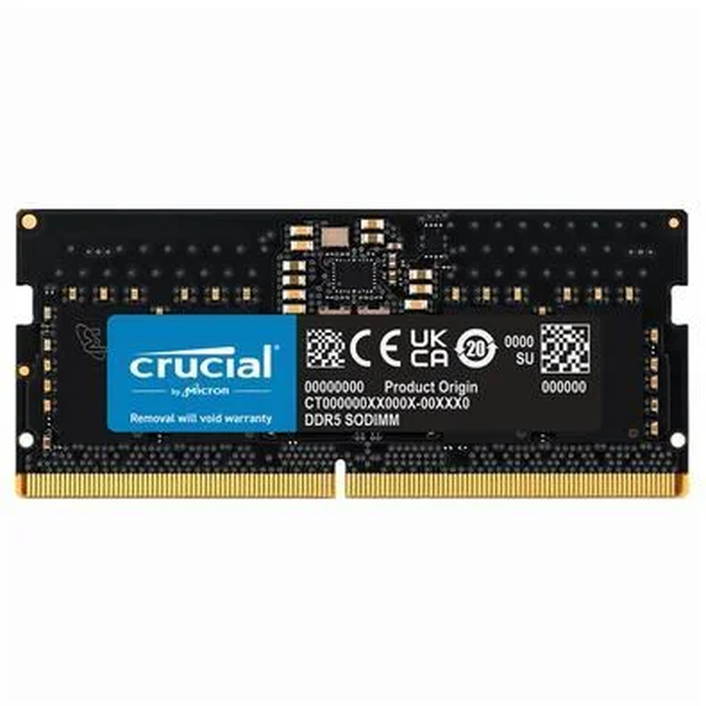 Detalhes de Memória 8gb Ddr5 5600mhz Ct8g56c46s5 Crucial P/ Notebook