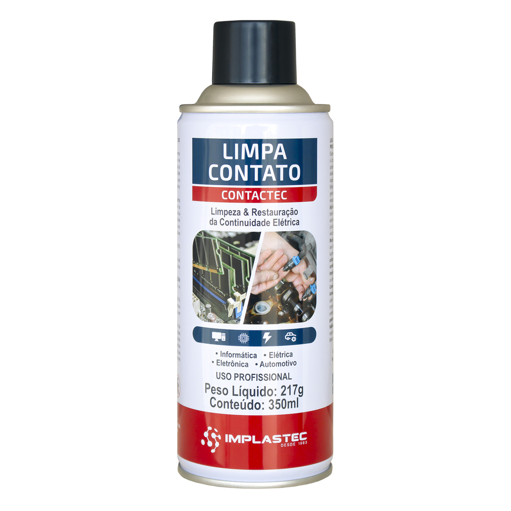 Limpa Contato Implastec Contactec Spray Eletrônico 350ml