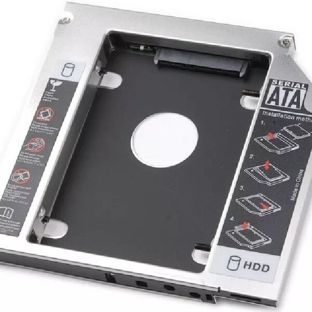 Detalhes de Gaveta Notebook para HD 2.5 Case Caddy Sata 9.5 Mm 