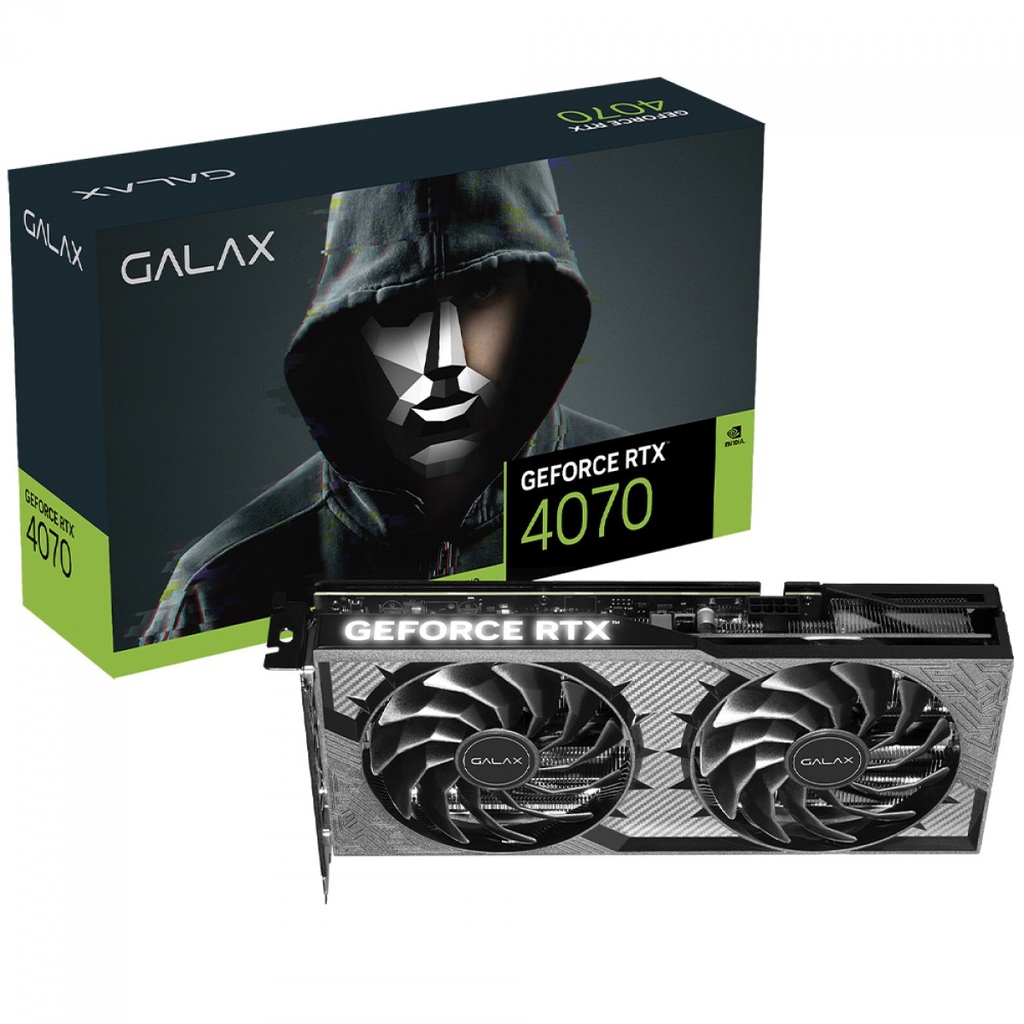 Placa De Video Galax Geforce RTX 4070  12gb Gddr6x 192 Bits