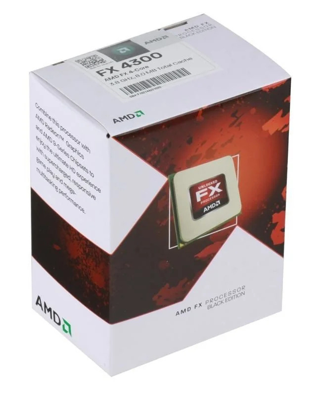Processador AMD FX-4100 4-Core 3.6GHz 12MB AM3+ 95W OEM 