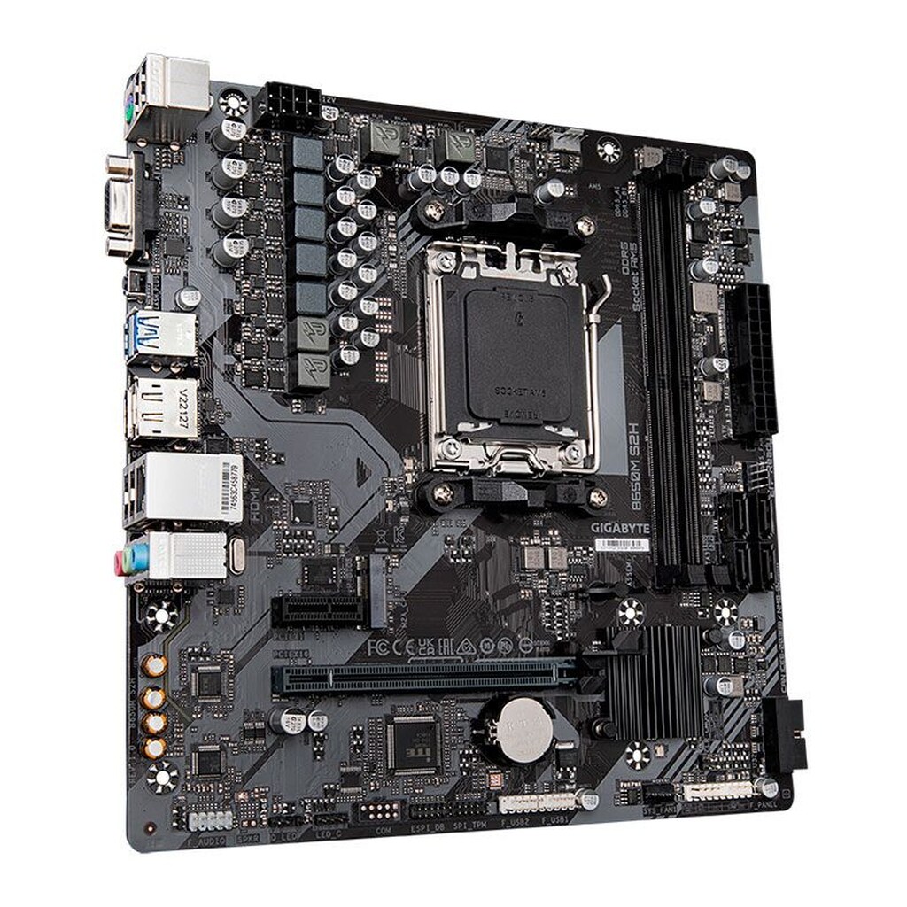 Detalhes de Placa Mãe Gigabyte B650M S2H Chipset B650 AMD AM5 MATX DDR5