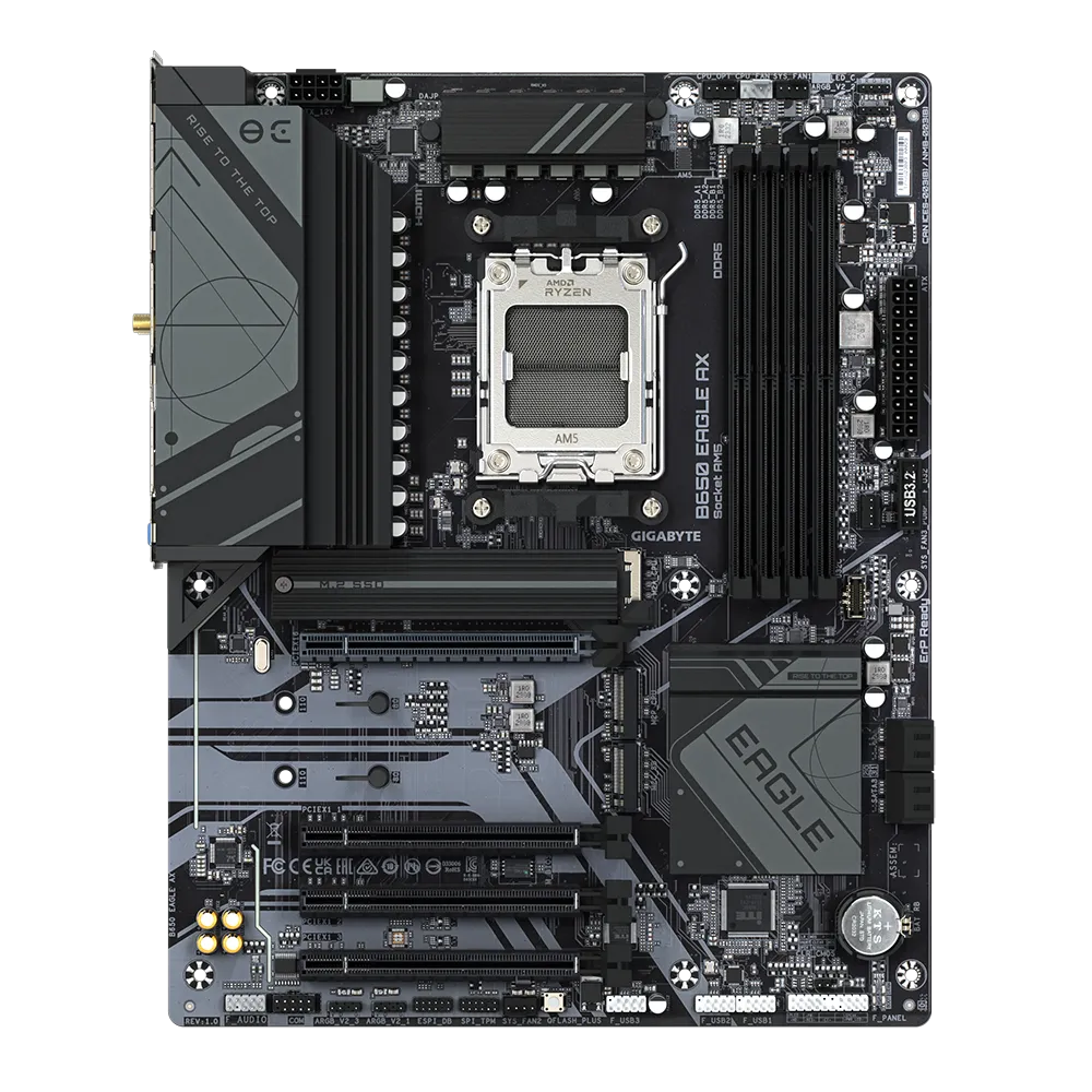 Detalhes de Placa Mãe Gigabyte B650 Eagle AX 1.0 ATX AMD AM5 DDR5 Preto