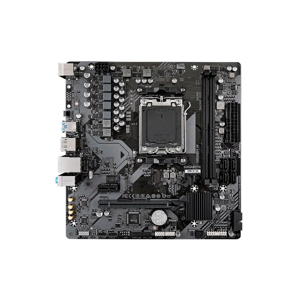 Detalhes de Placa Mãe Gigabyte B650M H Chipset B650 AMD AM5 MATX DDR5