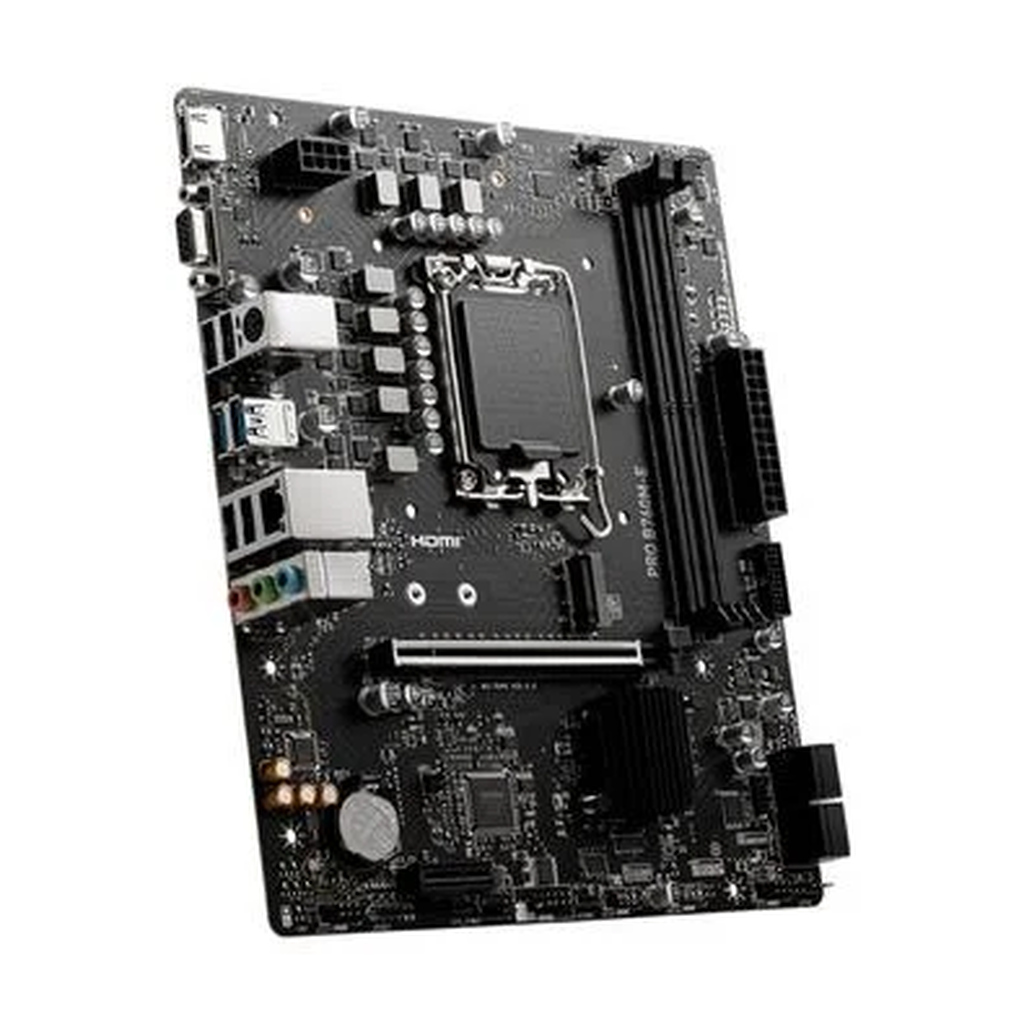 Detalhes de Placa-Mãe MSI Pro B760M-E Intel LGA 1700 M-ATX DDR5 - Preto 