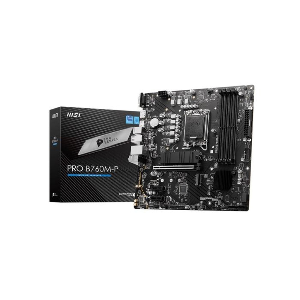 Placa Mãe MSI PRO B760M-P LGA 1700 B760 mATX DDR5