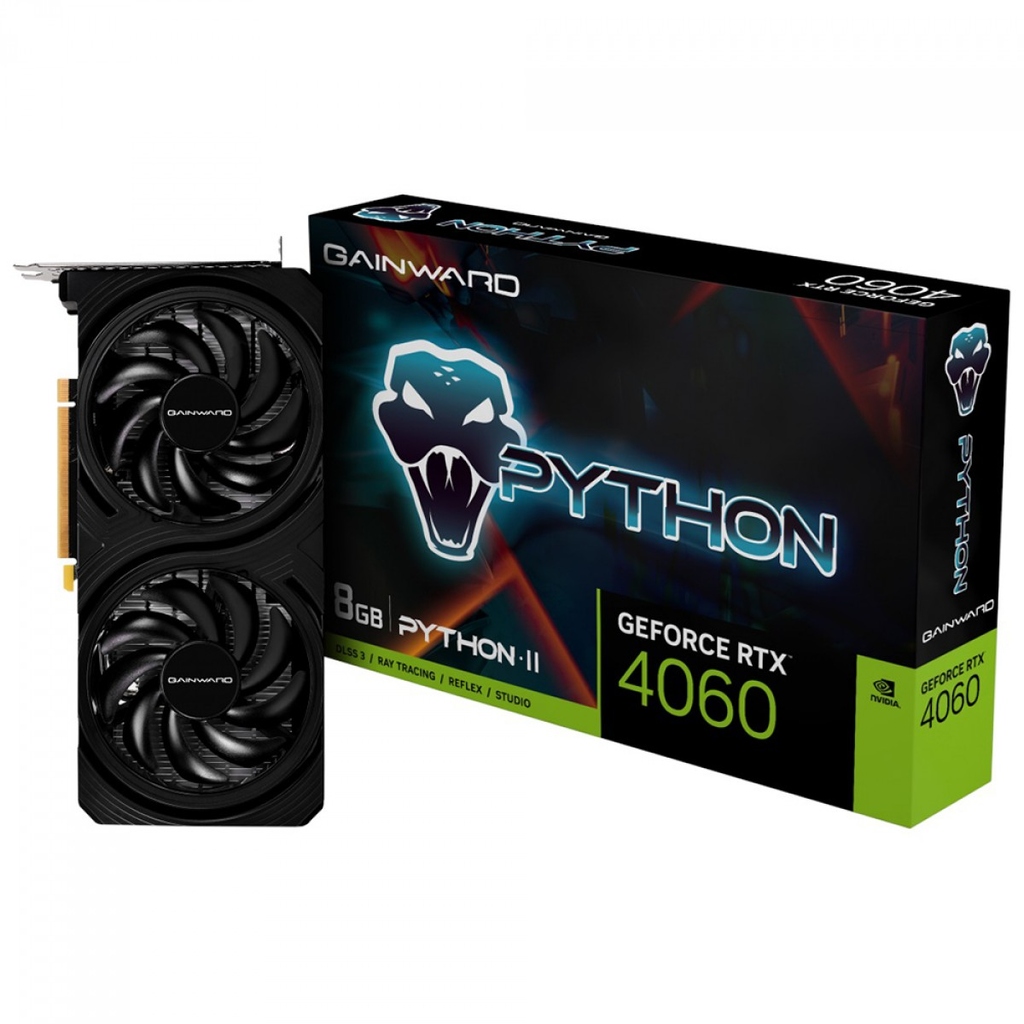 Placa De Vídeo RTX 4060 8GB GDDRD6 128B PYTHON Ray Tracing