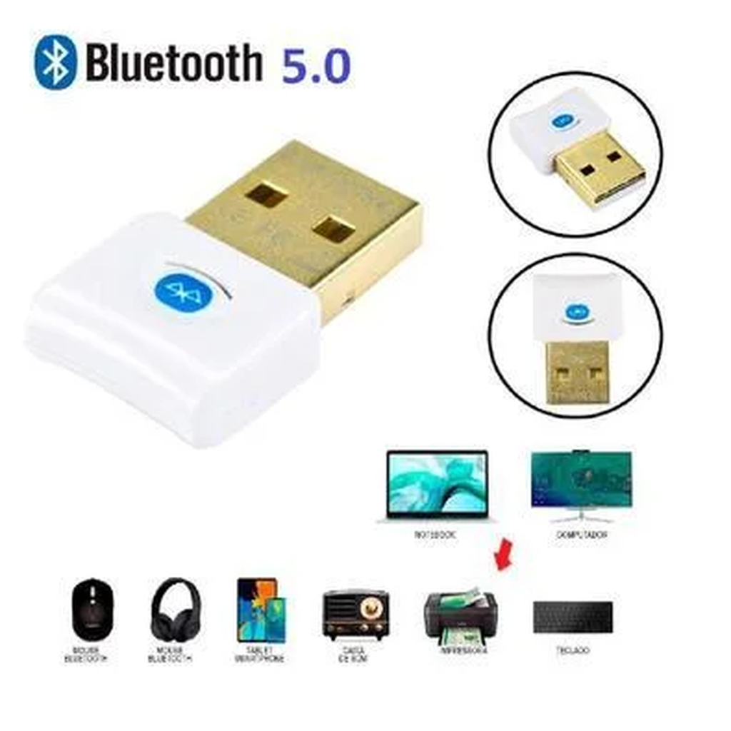 Detalhes de Adaptador Bluetooth USB Para PC 2.4 Ghz 150mbps Branco