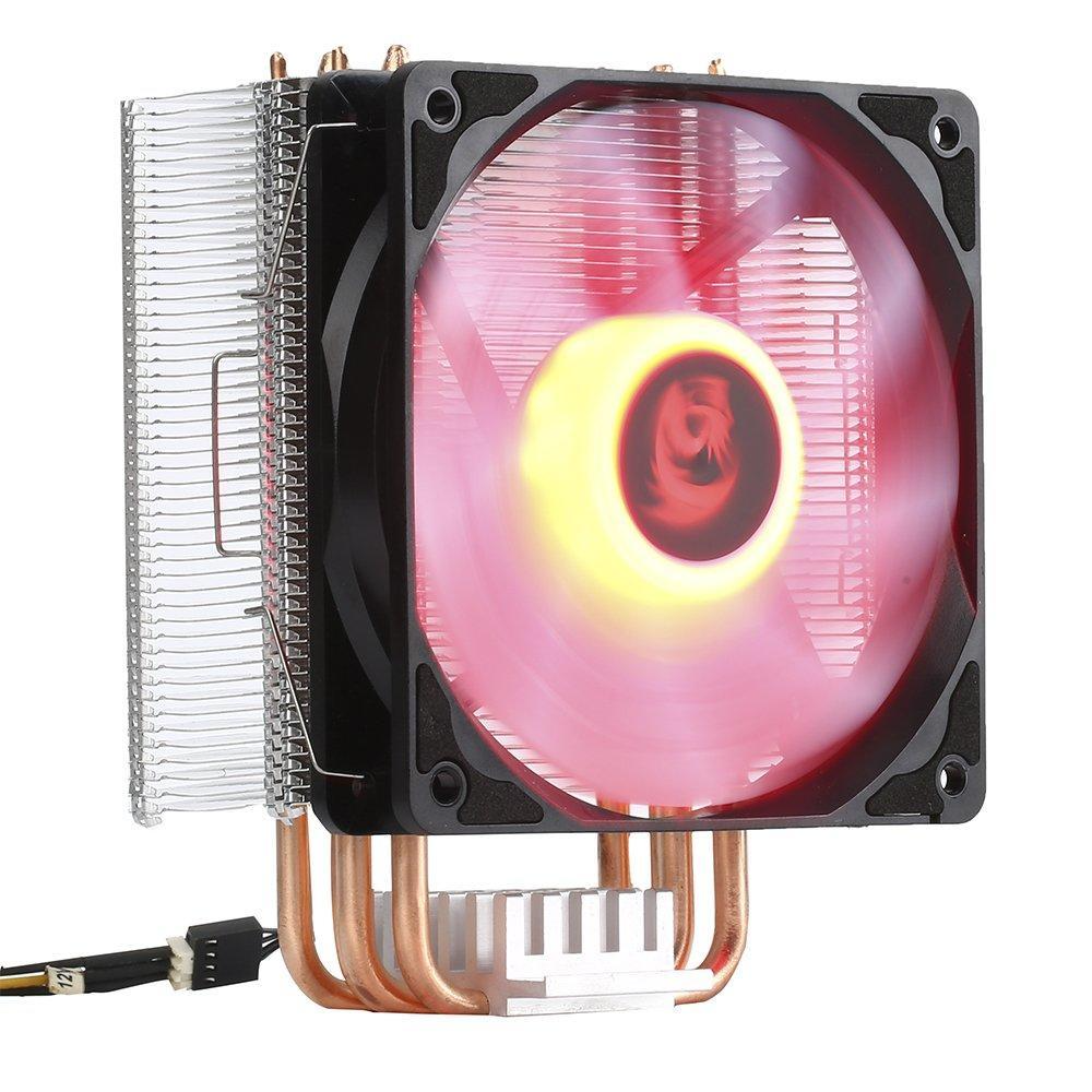 Detalhes de Air Cooler Redragon Buri LED Red 120mm Intel/AMD CC-1055R