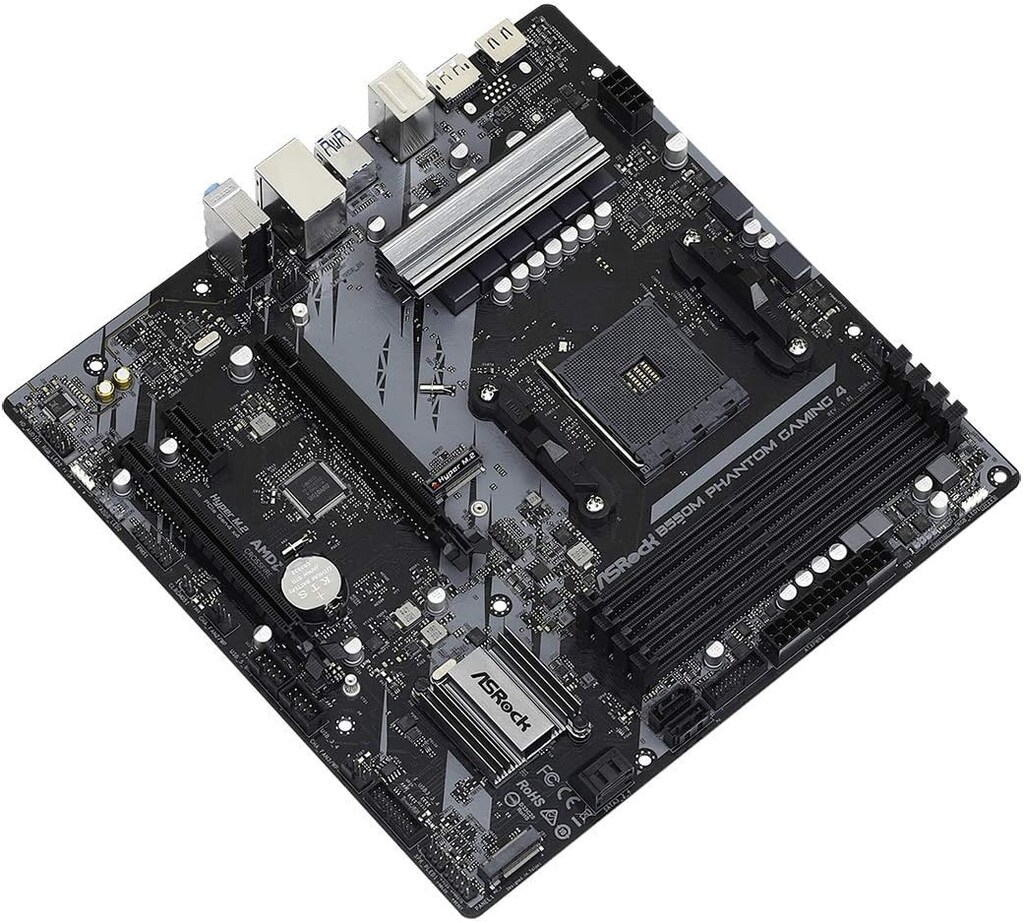 Detalhes de Placa Mãe AsRock B550M Phantom Gaming 4 AM4 DDR4 Micro ATX