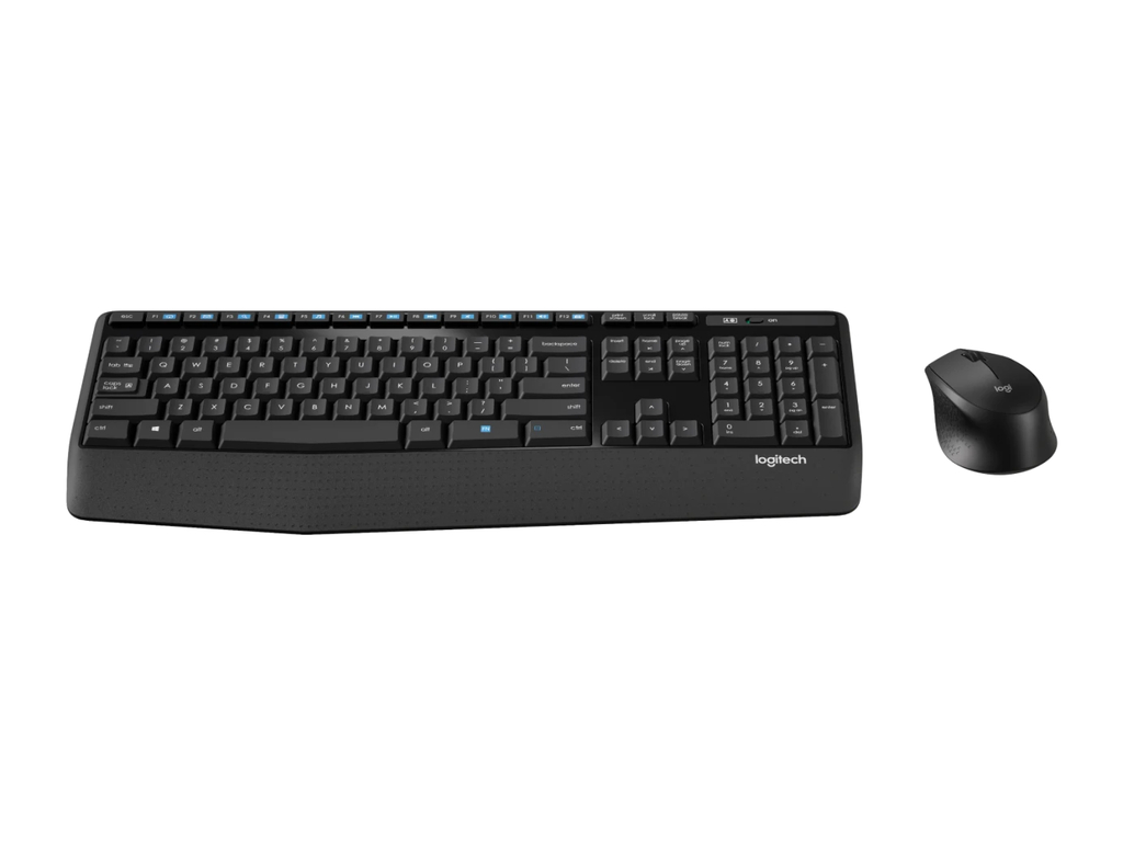 Combo Teclado E Mouse Sem Fio Logitech Mk345 Layout Abnt2