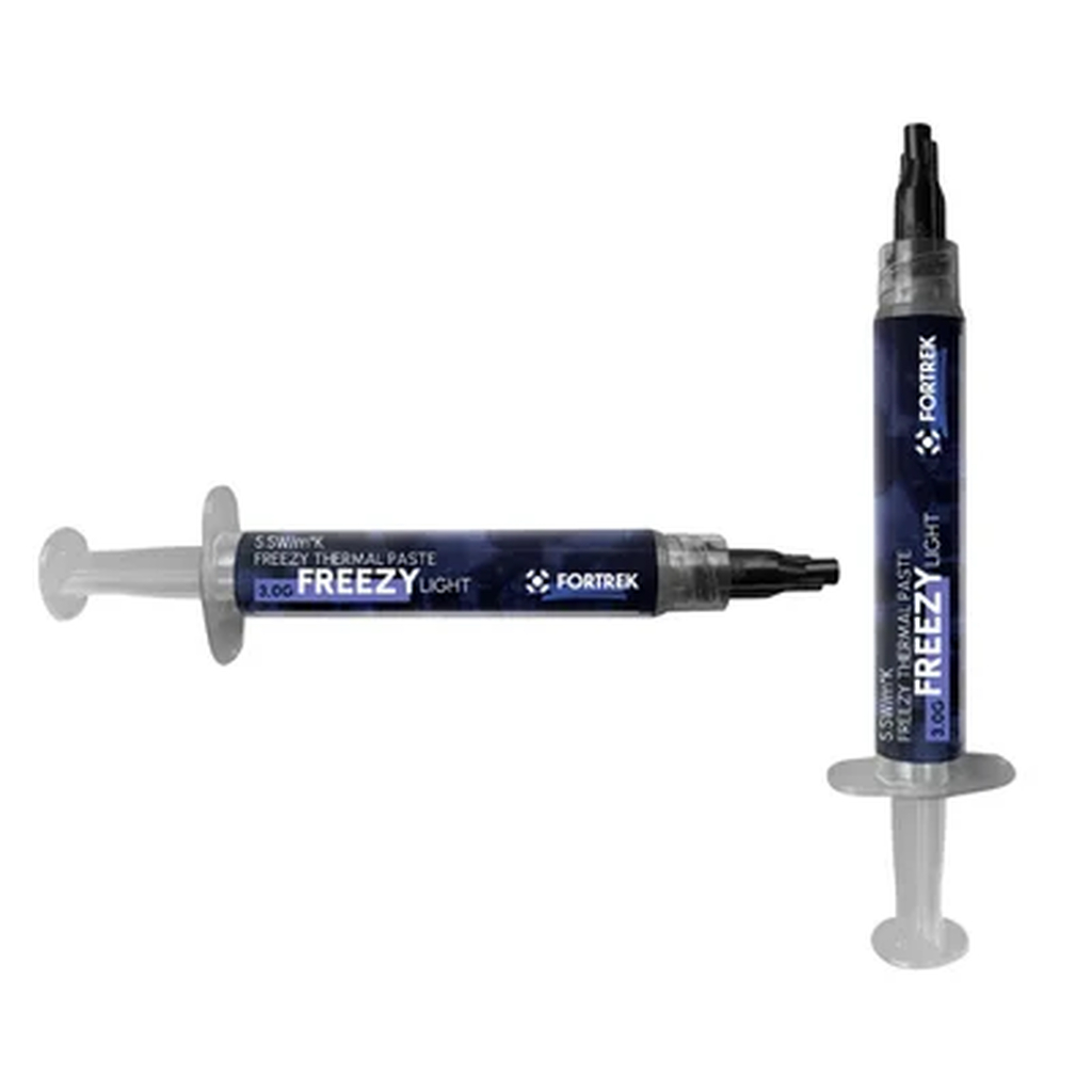 Detalhes de Pasta Térmica Fortrek Freezy Light 3g 5,5w Cinza prata